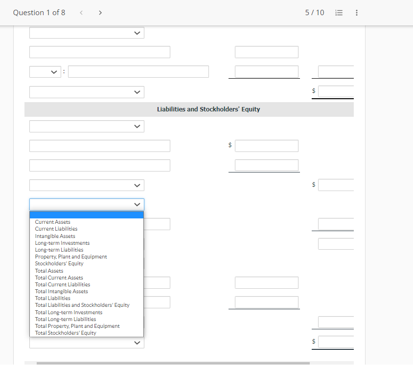 Long-term Investments Long-term Liabilities Property, Plant and Equipment $ Total Assets Total