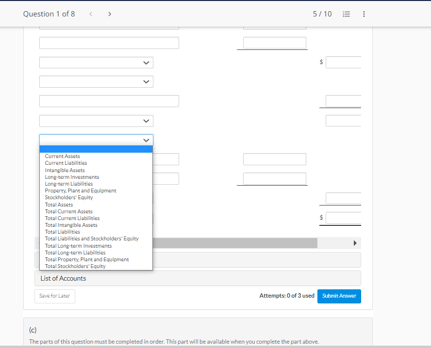 and Stockholders' Equity Total Long-term Investments Total Long-term Liabilities Total Property, Plant