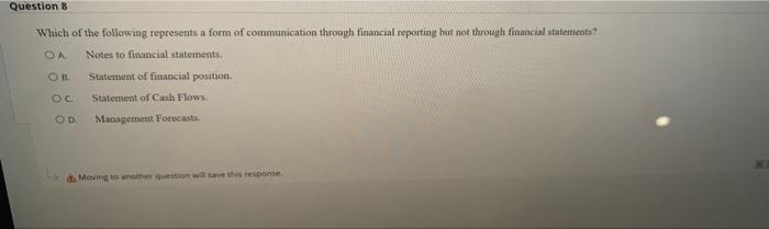 please answer in 10 minutesfasty reply please hurry Question 8- Which of