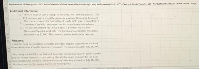 $8,950 10 11 Date Desc. Amount Date Ck No. Amount 12 7/2