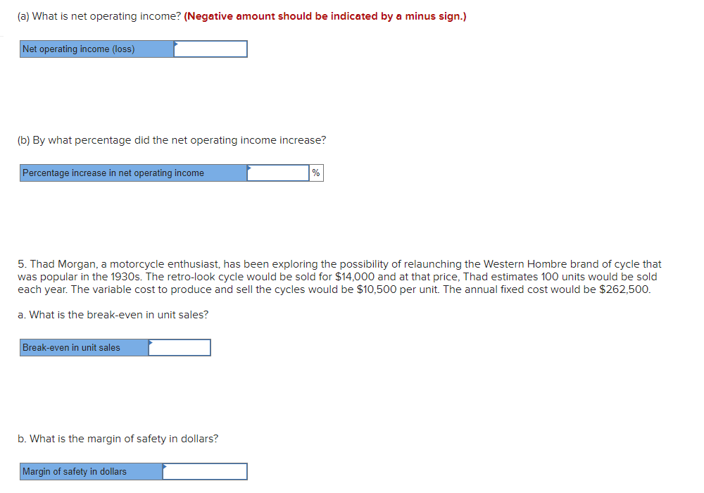 each of the cells marked with a ? below 0 Review Problem: