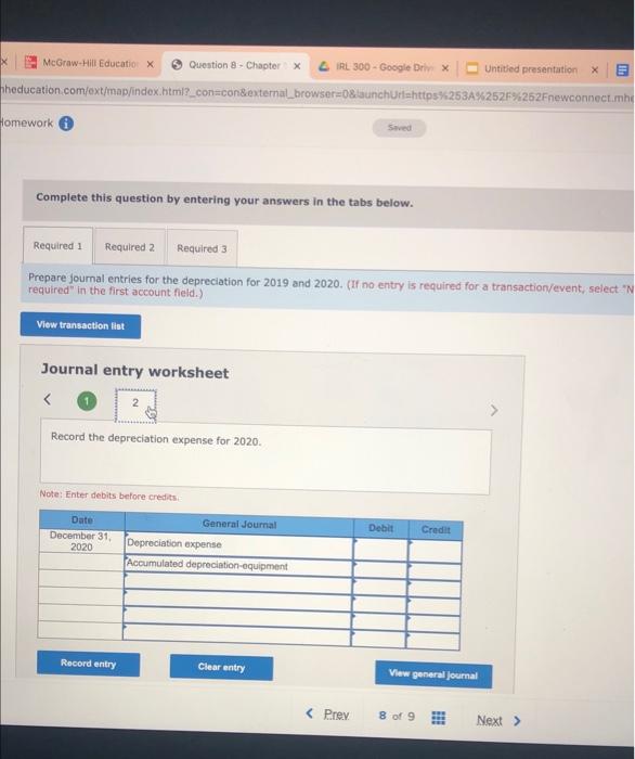 equipment to be used in its manufacturing process. The equipment cost $52,200,