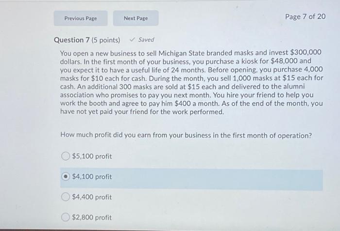 please help explain i am lost Previous Page Next Page Page 7