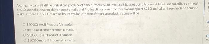 $725000 Variable expenses 315000 120000 58000 493000 Contribution margin 165000 60000 7000