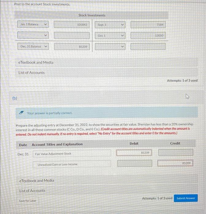 are held as long-term investments. Shares Cost Common Stock c Co. 960