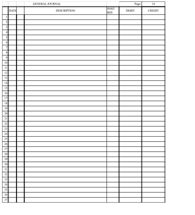 the general ledger for you. The amounts in this exercise have been