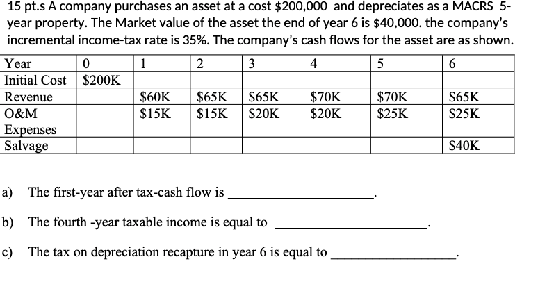 please help solve this in excel show all steps please. will rate