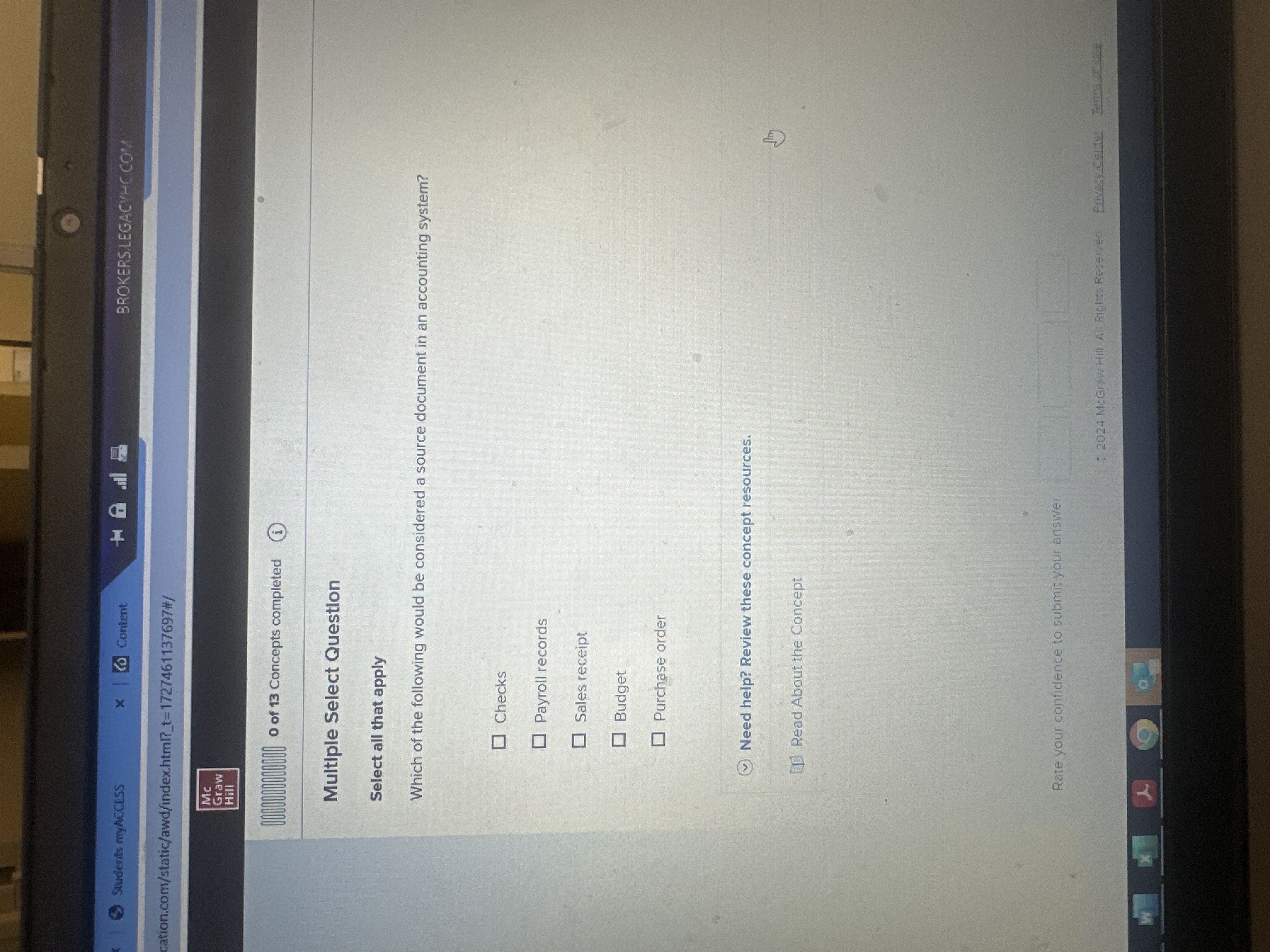  Multiple Select Questlon Select all that apply Which of the following