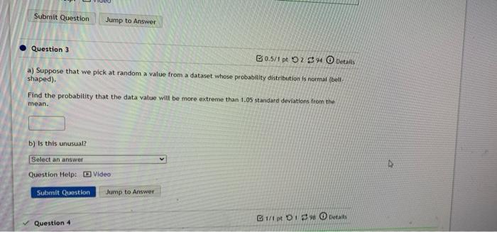 6.1 Submit Question Jump to Answer Question 3 B0.5/1 pt 2 S