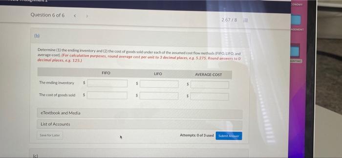 Www Module 4 Assignment 2 SIMO Question 6 of 6 2.67/8 =