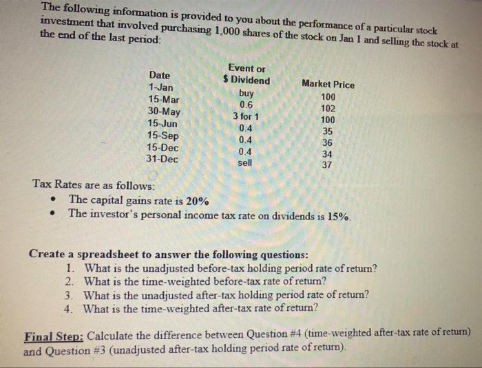 please help me do it in excel(spreadsheet) please. please provide the steps