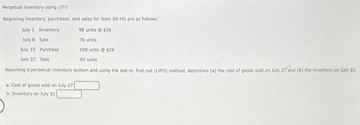 and sales for item Zeta9 are as follows: Assuming a perpetual inventory