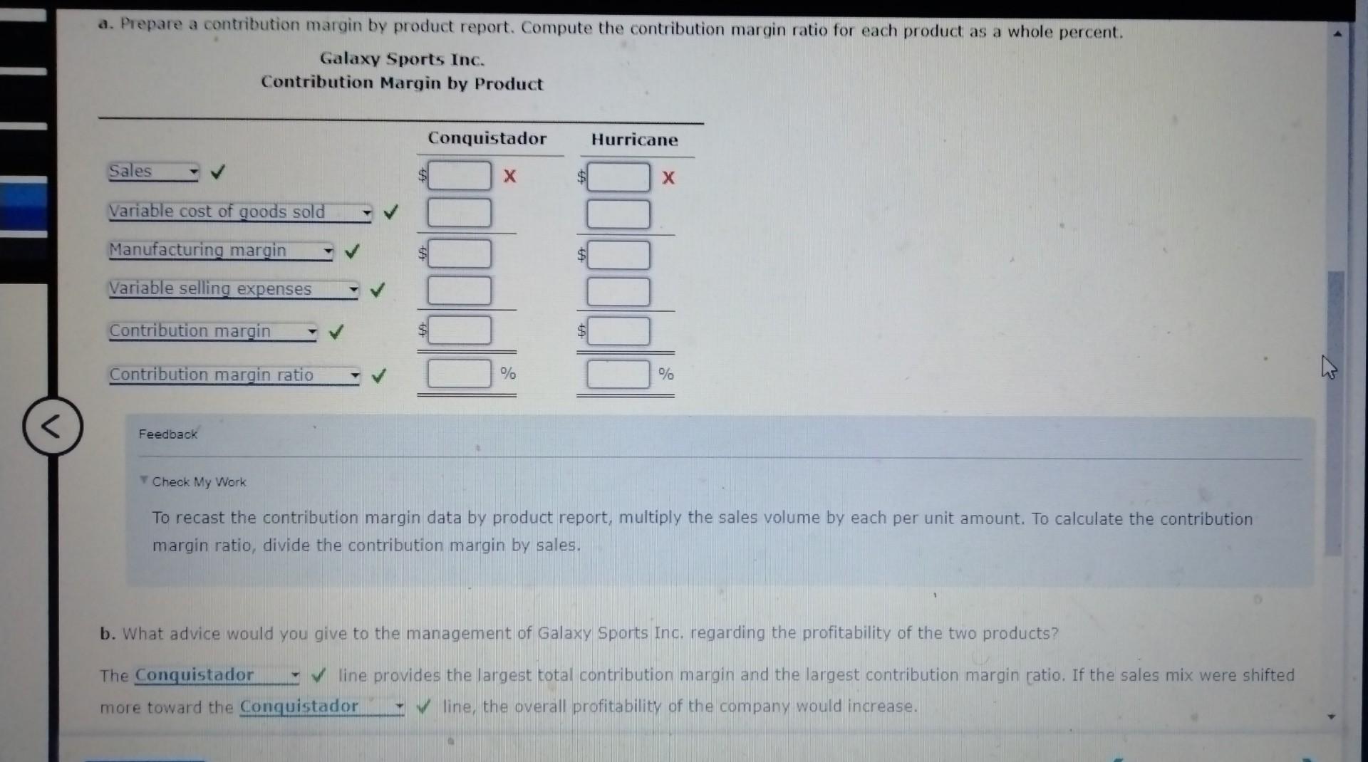 Sports Inc. manufactures and sells two styles of All Terrain Vehicles (ATVs),