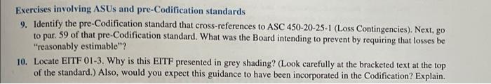 #10 Locate EITF 01-3. Why is this EITF presented in grey shading?