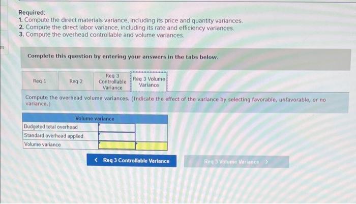 per hour Fixed overhead ( hours $10 per hour) Standard cost per