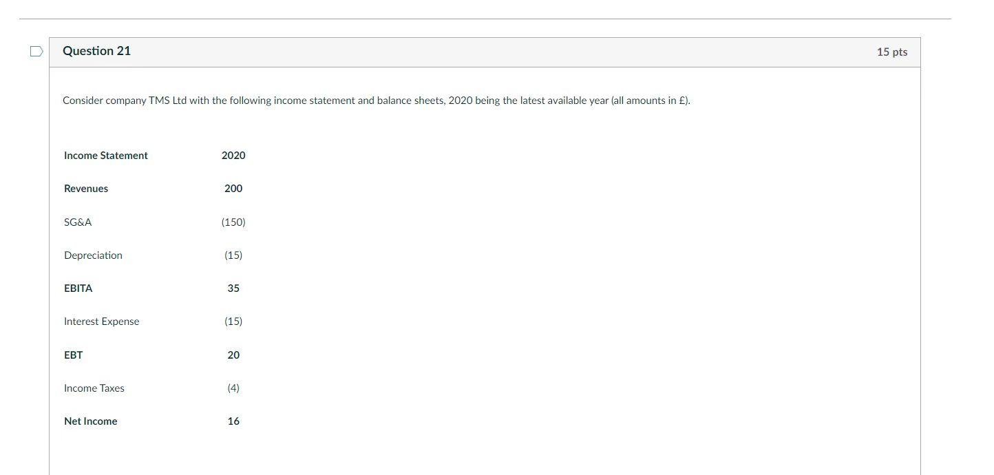  Forecast the 2021 cash flow statement. (all is here, do not