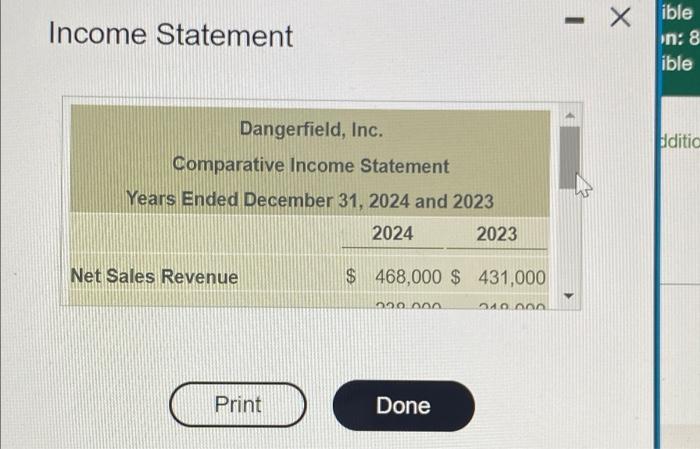 the icon to view the income statement) (Click the icon to view