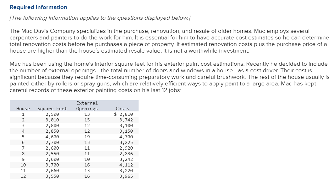 Please answer requirements 3b and 4. Please answer requirements 3b and 4.