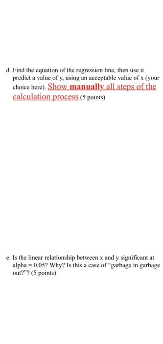 Find the efficient of correlation and determine the strength of the relationship