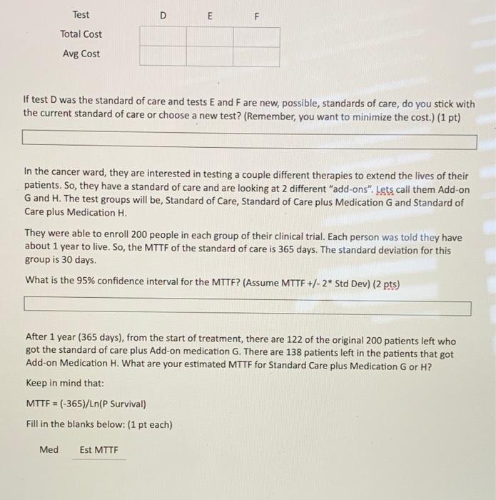 screening test do you need to use. You have 3 conveniently named