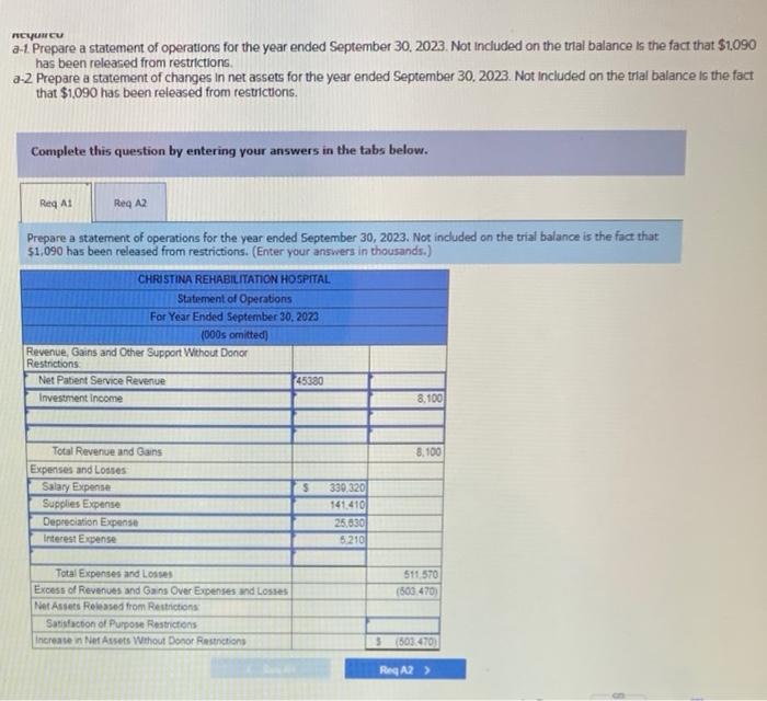 answers Required information [The following information applies to the questions displayed below]
