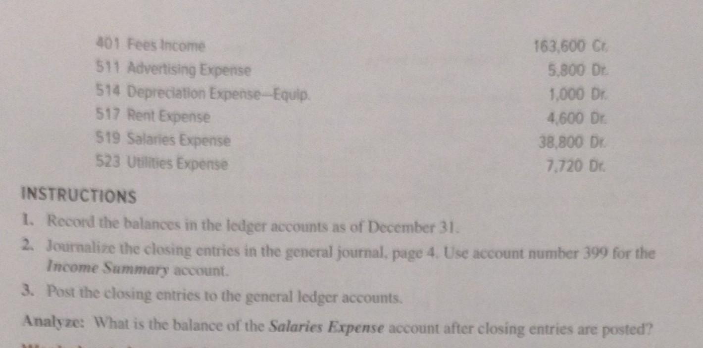 images 1 and 2. Problem 6.3A Objective 6-1 Journalizing and posting closing