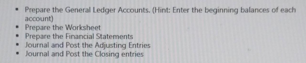 entries. On December 31, after adjustments, Ponthieu Company's ledger contains the following