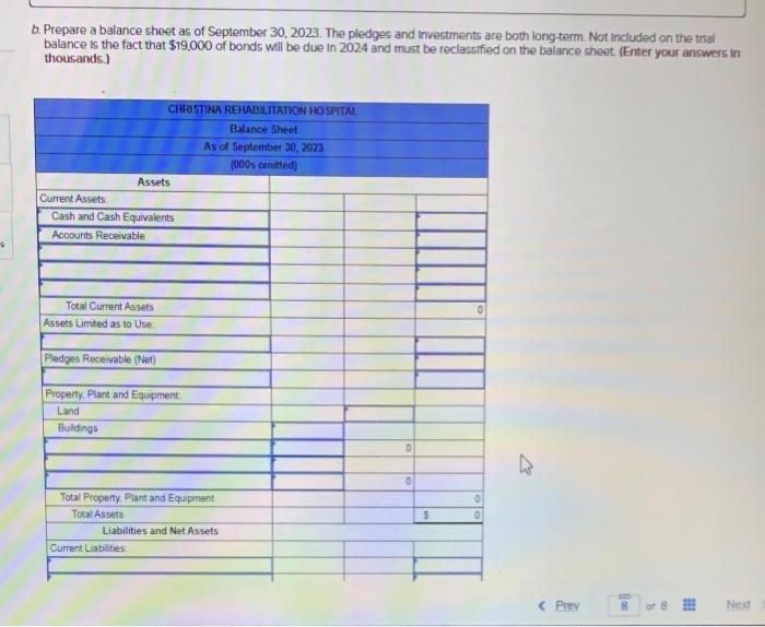 30, 2023. Not included on the tral balance is the fact that