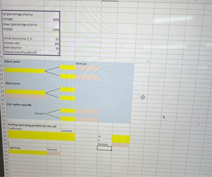 file to complete the following questions. Q1. A stock selling for $25