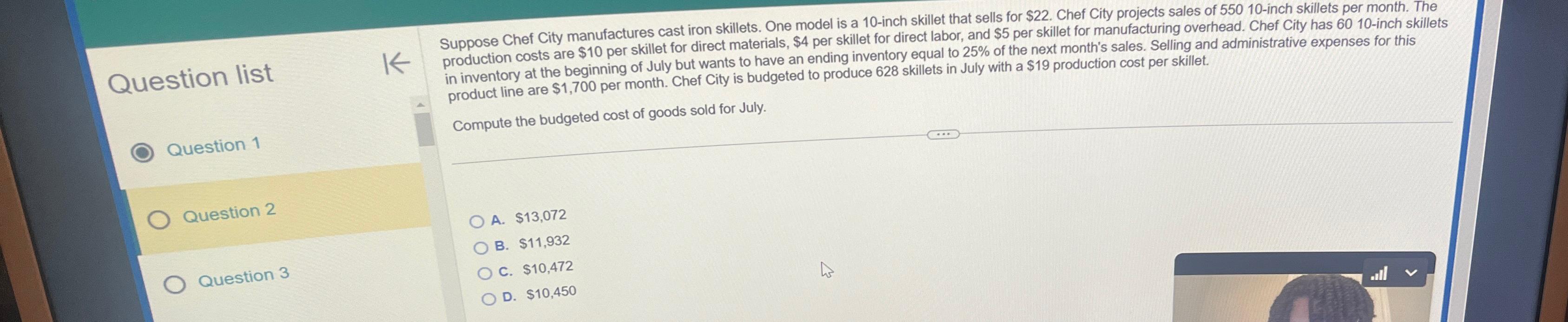  Question list Question 1 Question 2 Question 3 Suppose Chef City