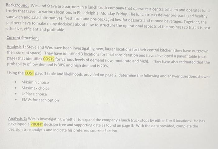 the following PROFIT decision tree to decide whether to secure 3 or