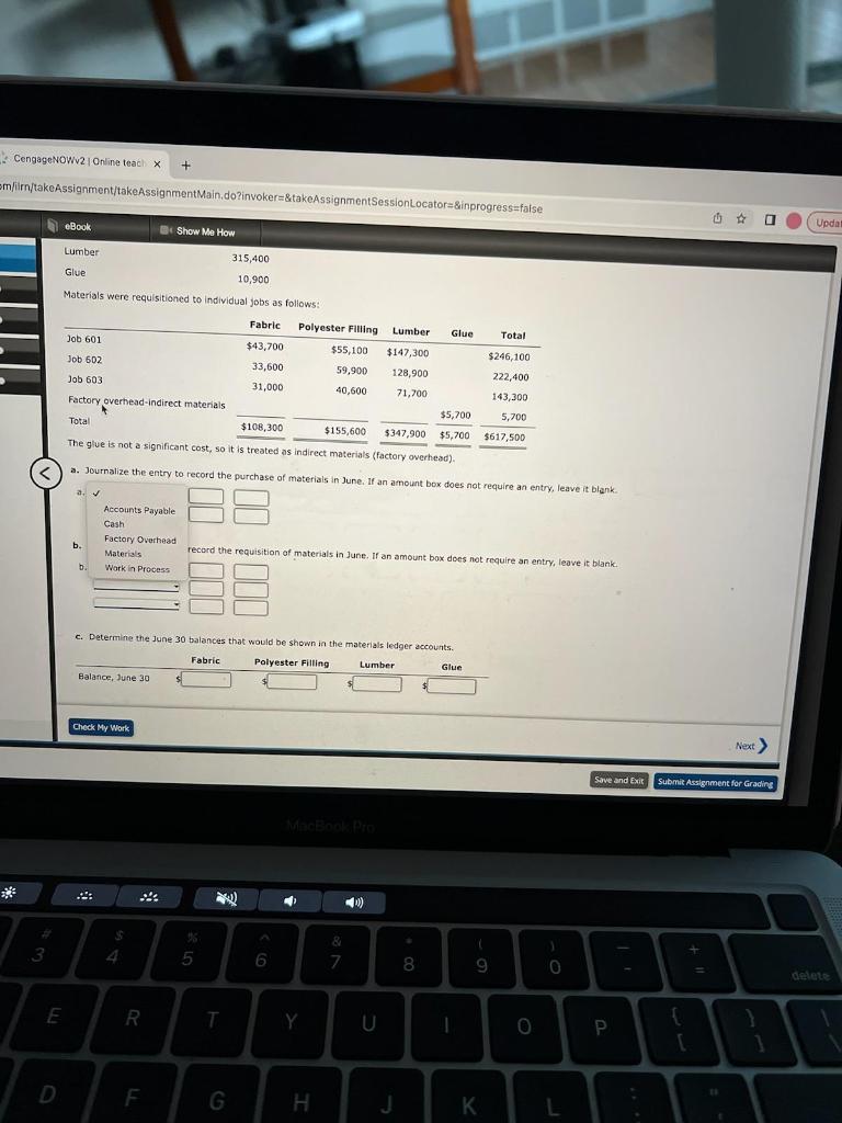 Yellen Furnishings manufactures designer furniture. Yellen Furnishings uses a fob order cost
