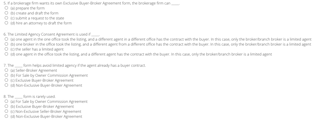 an upvote. Thank you so much 1. The Non-Exclusive Buyer-Broker Agreement is
