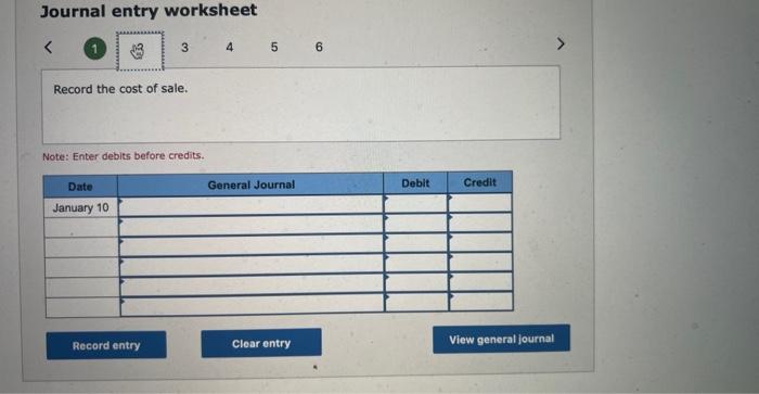 questions displayed below] Laker Company reported the following January purchases and sales