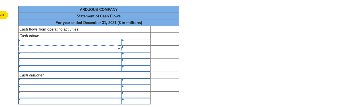 in millions) kipped 2021 2020 Assets Cash Accounts receivable Investment revenue receivable