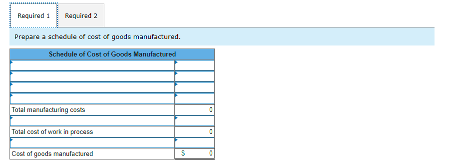reports the following for the period: Inventories Raw materials Work in process