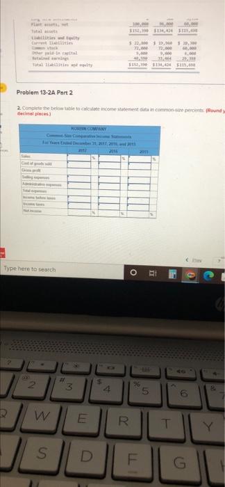 questions displayed below) Selected comparative financial statements of Korbin Company follow KORSIN