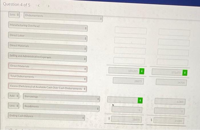 is partially correct. 3.6/5 E Danner Company expects to have a cash