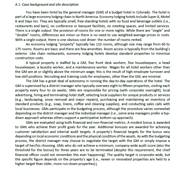  Question: 1.4) Prepare the monthly operating budget for 2018. Put yourself
