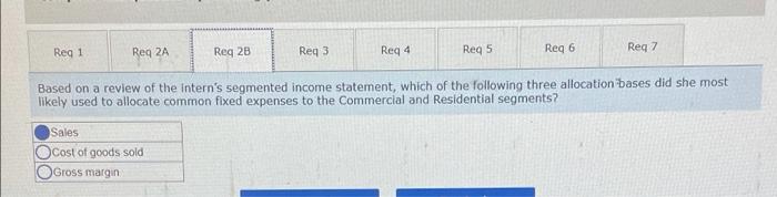 prepare segmented income statements that the company's divisional managers could use to