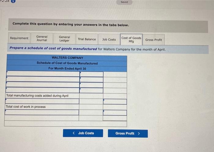 9,200 Balances on March 31 Direct materials (in March) Direct labor (in