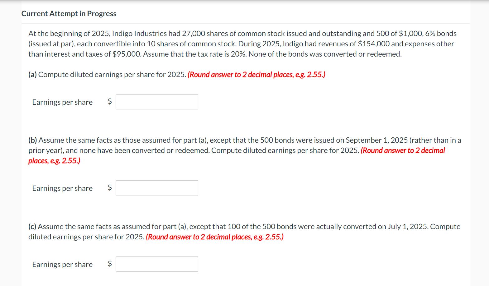  Current Attempt in Progress At the beginning of 2025, Indigo Industries