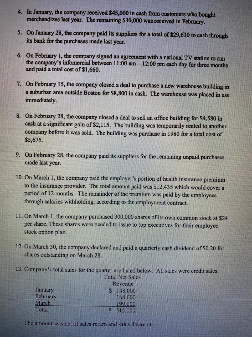 three reports which will be evaluated based on timely submission, accuracy, completeness,