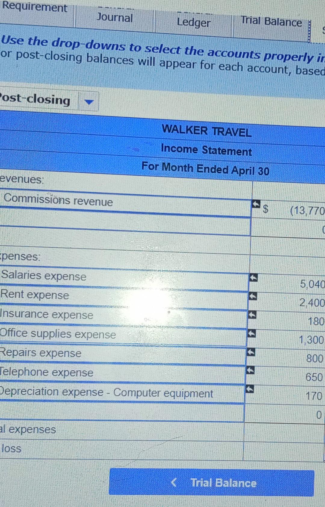 of office suppli April 10 The company paid $3,240 cash for a