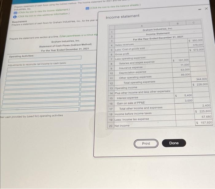 know III Homework: Ch 13 - Part 5 (P13- 36B) Balance sheets
