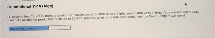each of the two products? Alpha Beta Traceable fixed manufacturing overhead 2.