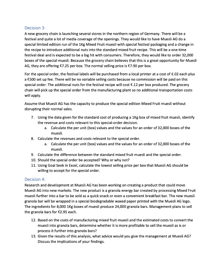 Please help as much as you can Refer to excel spreadsheet for