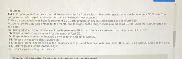 agency, Adventure Travel. The following transactions occurred during the company's first month