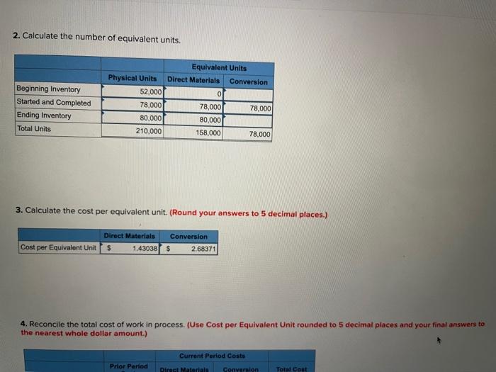 and has the following information available for the month of April: Work