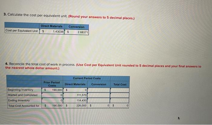 in process, April 1 (1008 complete for materials, 40$ for conversion) Direct